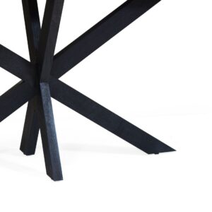 Mango Wood Black Console Table