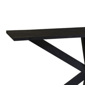 Mango Wood Black Console Table