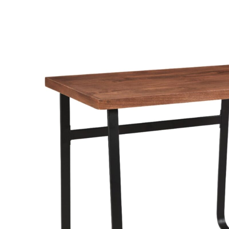 Mango Wood And Iron Writing Desk