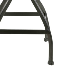 Honey Natural Wood And Iron Black Bar Stool